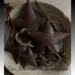 Mooie stoere roestige metalen kerststerren, Diversen, Kerst, Ophalen of Verzenden, Nieuw