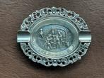 Klein verzilverd asbakje reliëf, Ophalen of Verzenden, Zilver