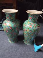 2 chinese vazen, Ophalen, Zo goed als nieuw, Overige kleuren, Minder dan 50 cm