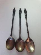 Verzilverde apostel lepeltjes 3 stuks, Antiek en Kunst, Ophalen of Verzenden