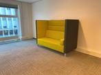 Akoestische treinbank Ahrend Loungescape - geel/antraciet, Huis en Inrichting, Ophalen, Gebruikt