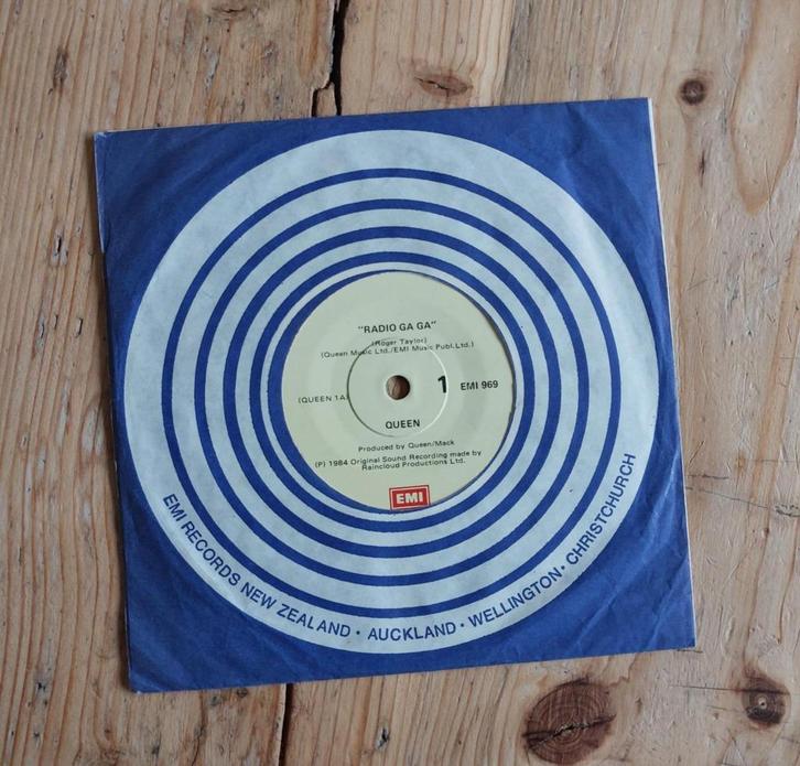 Queen - Radio Ga Ga (Nieuw Zeeland 1984) 7", Cd's en Dvd's, Vinyl Singles, Gebruikt, Single, Pop, 7 inch, Ophalen of Verzenden