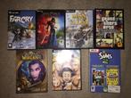Diverse PC Games - Far Cry, GTA, Sims, WoW & Meer!, Spelcomputers en Games, Games | Pc, Gebruikt, Overige genres, 1 speler, Eén computer