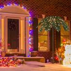 Nieuw!. Led Verlichte Palmboom. Kerstboom 1.80m. 250 Led's., Diversen, Kerst, Ophalen of Verzenden, Nieuw