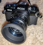 Fotocamera Ricoh KR-5 + 55mm en originele tasje, Ophalen, Gebruikt, Compact, Overige Merken