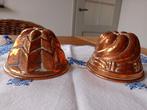 2 mooie koperen bak/puddingvormen, Antiek en Kunst, Antiek | Keukenbenodigdheden, Ophalen of Verzenden