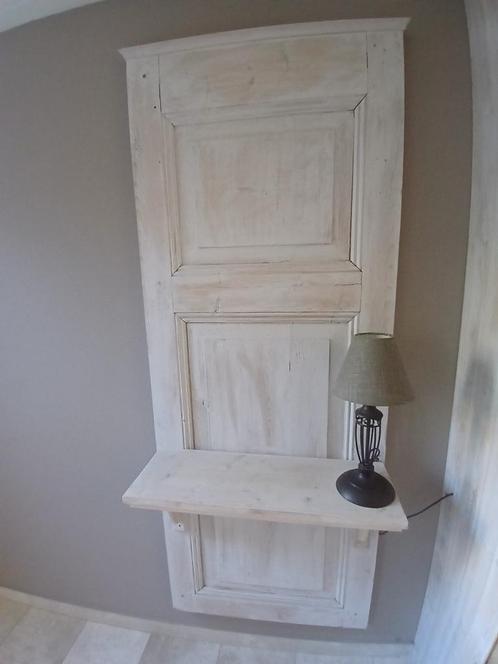 Oude paneeldeur met sierplankje, Doe-het-zelf en Verbouw, Deuren en Horren, Zo goed als nieuw, Overige typen, 200 tot 215 cm, 80 tot 100 cm