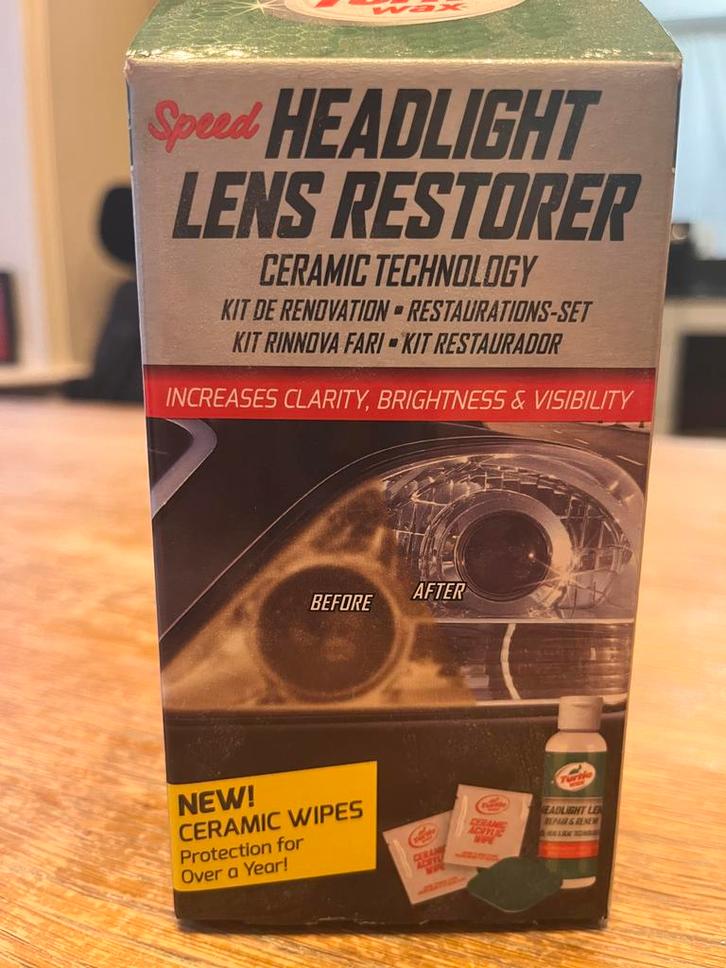 Turtle Wax Koplamp Herstel Kit, Auto diversen, Onderhoudsmiddelen, Ophalen of Verzenden