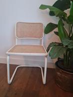 3x Thonet stijl Cesca Breuer webbing stoel made in Italy, Huis en Inrichting, Stoelen, Ophalen, Gebruikt, Drie, Wit