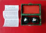 Chinese Iron Balls Meridiaankogels Groen met Yin Yang Motief, Ophalen, Zo goed als nieuw, Overige typen