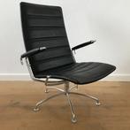Fritz Hansen SAS chair dames fauteuil stoel 3839 zwart leer, Huis en Inrichting, Fauteuils, Ophalen, Gebruikt, Leer, Nvt
