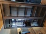 Vitrine kast, Huis en Inrichting, Kasten | Vitrinekasten, Ophalen, Zo goed als nieuw, 25 tot 50 cm, 100 tot 150 cm