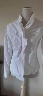 Purdey witte blouse met ruche, 36-38, Verzenden, Wit, Purdey, Maat 36 (S)