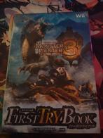 Monster Hunter 3 - First Try Book - Wii (Japans), 1 speler, Ophalen of Verzenden, Zo goed als nieuw, Avontuur en Actie