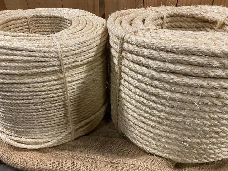 TOUW SISAL 4-strengs extreme kwaliteitspartij !, Watersport en Boten, Accessoires en Onderhoud, Nieuw, Ophalen