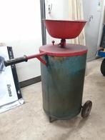 Olie opvangwagen, Ophalen, Gebruikt