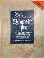 Die Wehrmacht Singt (Weermacht 1939) WW2, Verzenden, Landmacht, Duitsland, Boek of Tijdschrift
