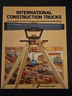 Brochure International Construction Trucks 1974 USA, Ophalen of Verzenden, Zo goed als nieuw, Overige merken