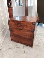 Teakhouten kist, Huis en Inrichting, Ophalen of Verzenden, Zo goed als nieuw, 50 tot 100 cm, Minder dan 50 cm