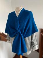 Blauwe stola van lamswol en alpaca - Nieuw!, Ophalen of Verzenden, Nieuw, Maat 46/48 (XL) of groter, Pashmina