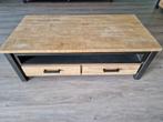 Set van 3 mooie meubels. Bommel Steelwood., Huis en Inrichting, Tafels | Salontafels, Ophalen, 50 tot 100 cm, Zo goed als nieuw