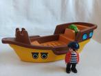 Playmobil 123 Piratenboot met piraat, Ophalen of Verzenden, Gebruikt