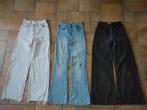 Pakket spijkerbroeken wijd maat 164, Broek, Gebruikt, Meisje, Ophalen of Verzenden