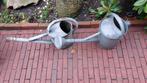 Twee metalen gieters, Tuin en Terras, Gieters, Ophalen, Gebruikt, Metaal