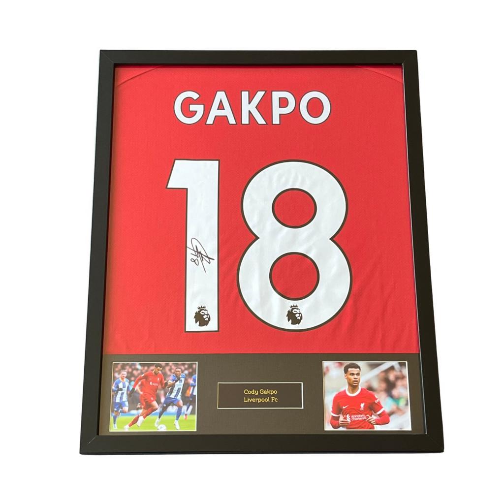 Cody Gakpo gesigneerd Liverpool thuisshirt, Verzamelen, Sportartikelen en Voetbal, Zo goed als nieuw, Shirt, Buitenlandse clubs