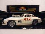 Mercedes Benz 300 SL Gullwing Rally Bburago 1;18 KRD, Ophalen of Verzenden, Zo goed als nieuw, Auto, Bburago