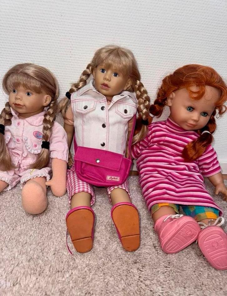 3 Sigikid Poppen - Verzameling, Kinderen en Baby's, Speelgoed | Poppen, Gebruikt, Overige typen, Ophalen of Verzenden