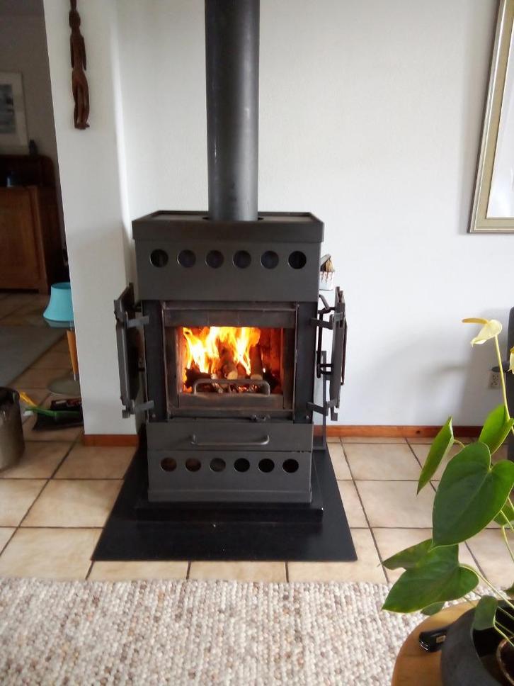 Noorse houtkachel, Huis en Inrichting, Kachels, Gebruikt, Vrijstaand, Houtkachel, Hout, Ophalen