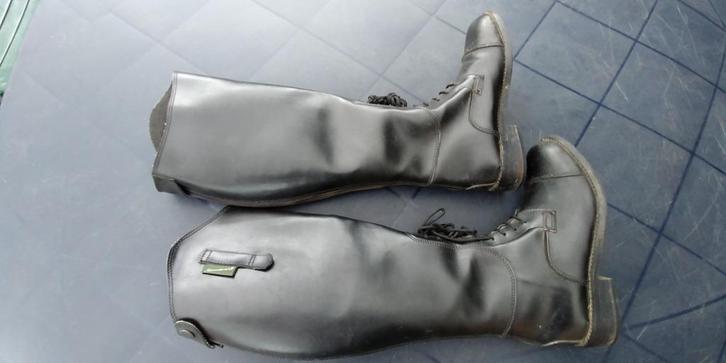 Mondoni rijlaarzen met veters en rits, maat 37, zwart, Dieren en Toebehoren, Paardrijkleding, Zo goed als nieuw, Dames, Kinderen