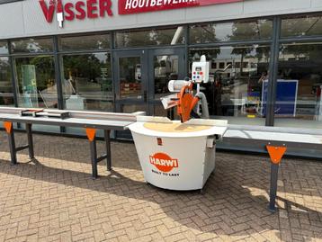 Gebruikte Harwi 450-W afkortzaag met Tigerstop beschikbaar voor biedingen