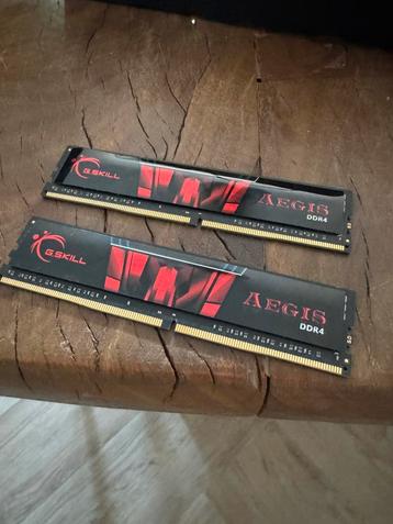 G-skill aegis ddr4 16gb 2x8 3000mhz beschikbaar voor biedingen