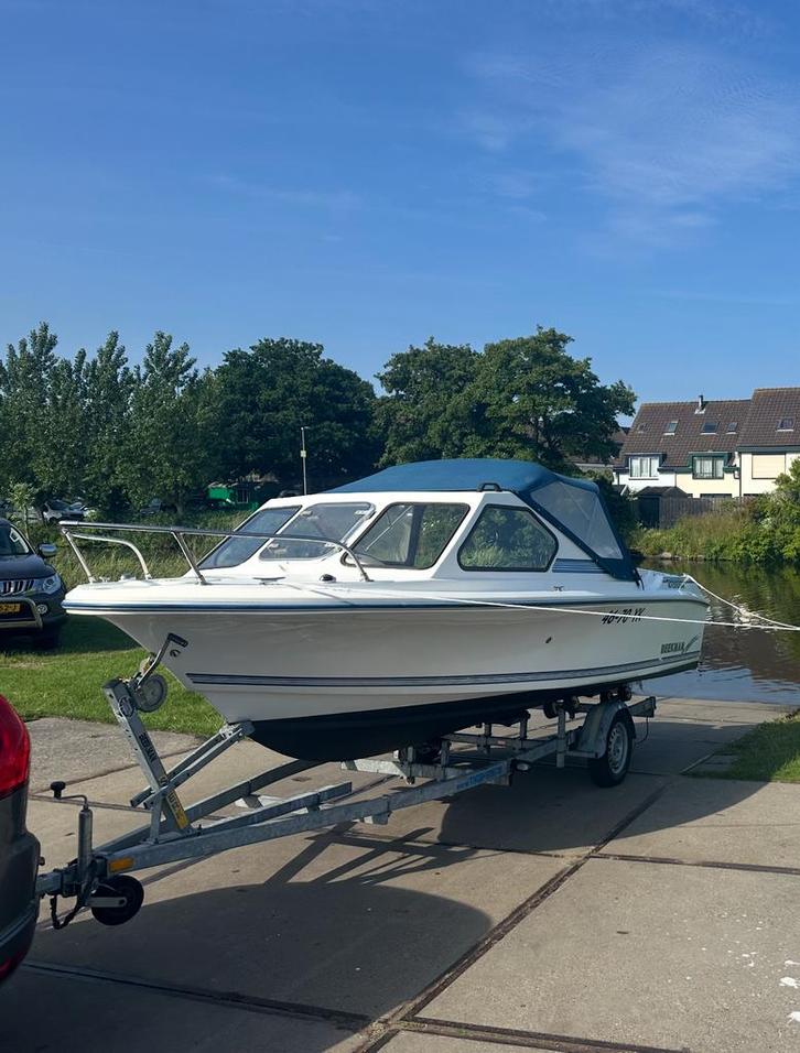 Beekman Alfa 540 Deluxe met Yamaha 60pk Efi, Watersport en Boten, Motorboten en Motorjachten, Gebruikt, Polyester, Tot 6 meter
