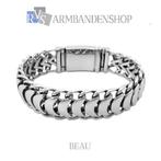 Rvs staal zilver sieraden armband dames armband mat of glans, Verzenden, Nieuw, Zilver, Staal