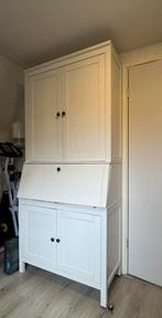 Witte secretaire IKEA kast, 2-delig, Huis en Inrichting, Kasten | Secretaires, Ophalen, Gebruikt