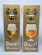 Duvel reclameborden jaren 70 / 80 - 2 stuks  Origineel, Verzamelen, Biermerken, Ophalen of Verzenden, Zo goed als nieuw, Reclamebord, Plaat of Schild