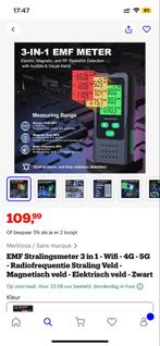EMF Stralingsmeter 3-in-1, Ophalen of Verzenden, Nieuw, Multimeter