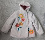 Warme teddy winterjas bontjas DPAM met borduursels 134, Kinderen en Baby's, Meisje, Ophalen of Verzenden, Zo goed als nieuw, DPAM