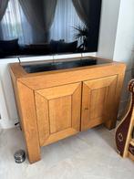 Eikenhouten Dressoir met Hardsteen Blad, Huis en Inrichting, Kasten | Dressoirs, Ophalen, Gebruikt, 150 tot 200 cm, Eikenhout