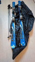 Zeer goede ski's van Volkl met tas en stokken., 140 tot 160 cm, Zo goed als nieuw, Carve, Skiën