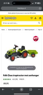 Falk Claas traptractor met aanhanger, Ophalen of Verzenden, Nieuw
