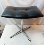 Vintage Leren Stoeltje, Huis en Inrichting, Banken | Voetenbanken en Poefen, 50 tot 75 cm, Ophalen of Verzenden, Zo goed als nieuw