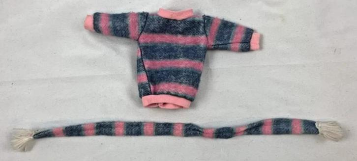 Fleur Famous Fashion 1005 pop kleding Vintage 1984 Barbie, Verzamelen, Poppen, Zo goed als nieuw, Kleertjes, Verzenden