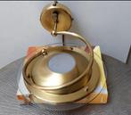 Steinhauer Ufo Wandlamp messing en dimbaar., Ophalen of Verzenden, Glas
