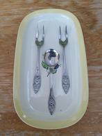 Pako Meta - 2 Vleesvorkjes en 1 Suikerschep - Ajour, Ophalen of Verzenden