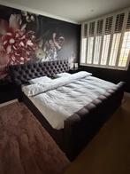 Boxsprings, Ophalen, Zwart, Tweepersoons, Zo goed als nieuw