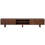BePureHome Lavish tv meubel hout warm bruin, Ophalen, Zo goed als nieuw, 200 cm of meer, Minder dan 100 cm